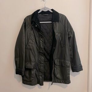 Topshop Barbour-like wax jacket sz 4